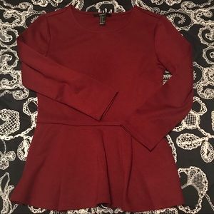 Forever 21 Peplum Top